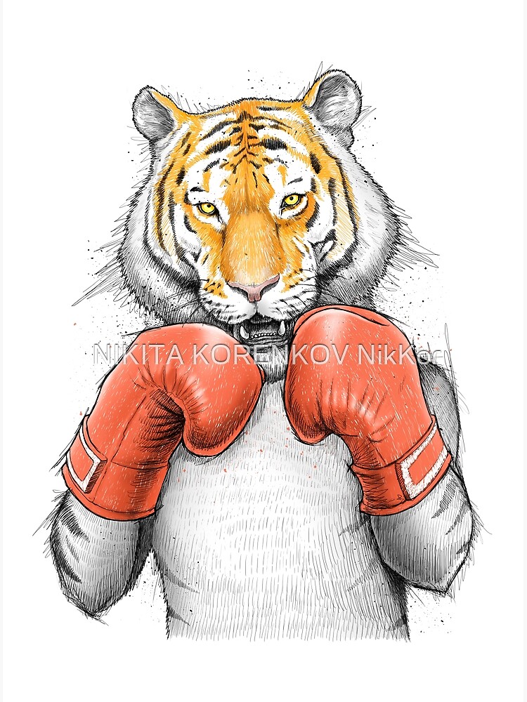 Retrato De Un Tigre En Un Traje De Chándal Y Guantes De Boxeo. Generado Por  Ai. Stock de ilustración - Ilustración de tigre, boxeo: 268268096