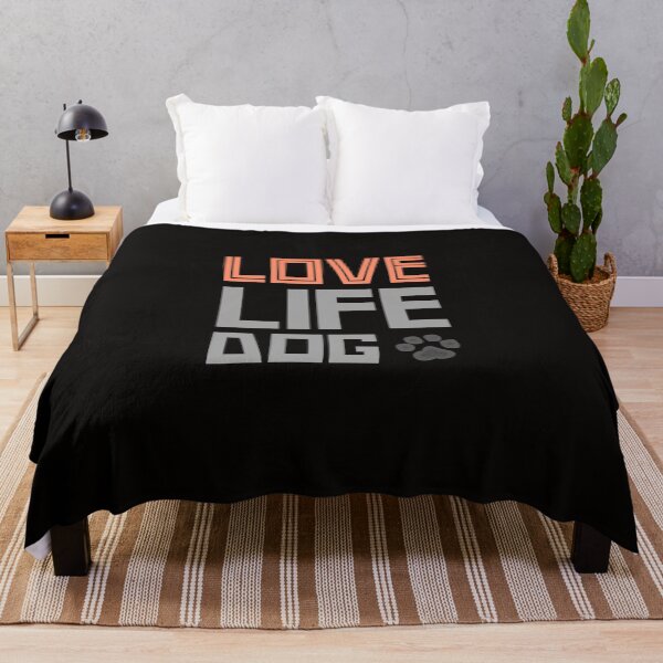 Item preview, Love Life Dog Print Active designed and sold by PASCALyes.