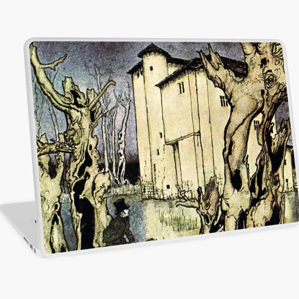 Item preview,  'Poe's Tales of Mystery and Imagination',The Fall of the House of Usher_Arthur Rackham  English illustrator (1867-1939) designed and sold by HomeGallery.