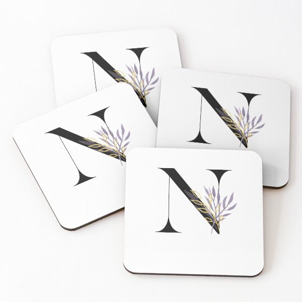 Item preview, Floral Alphabet Letter N designed and sold by Trinket-Trickster.