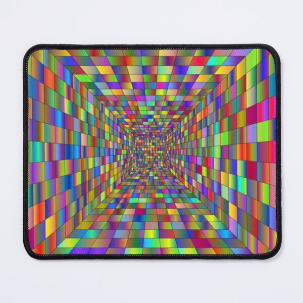 Item preview, Colour trip psychedelic 3D colorful rainbow image optical illusion designed and sold by Julieford.