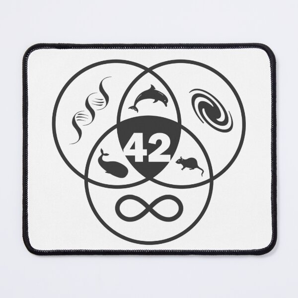 Item preview, 42 The answer to life, univers, and everything designed and sold by yinon-h.