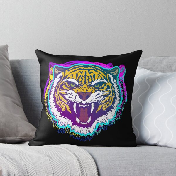 Item preview, Tiger Face Rave Funny EDM Colorful designed and sold by TheTeeSupplyCo.