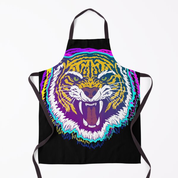 Item preview, Tiger Face Rave Funny EDM Colorful designed and sold by TheTeeSupplyCo.