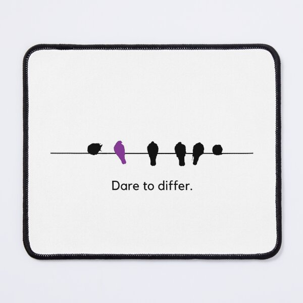 Item preview, Dare to differ purple bird design designed and sold by LiliesValley.