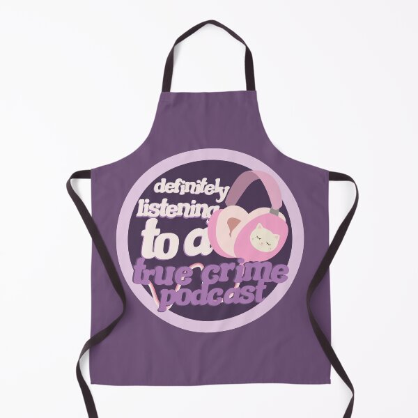 Item preview, definitely listening to a true crime podcast pink designed and sold by racharanha.