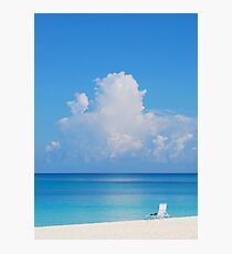 Beautiful Beach In Grand Cayman Photographic Print