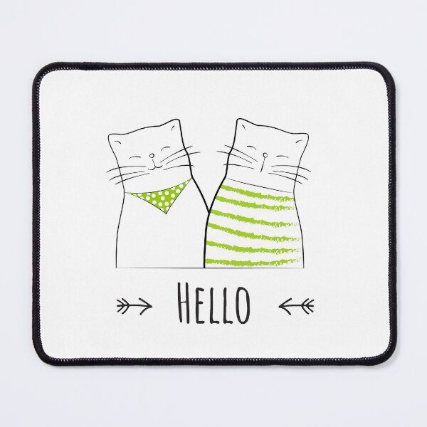 Item preview, funny cat zanny hello omg - green dots and strokes designed and sold by epicmarketing.