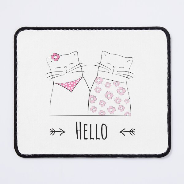 Item preview, funny cat zanny hello omg - pink flowers designed and sold by epicmarketing.