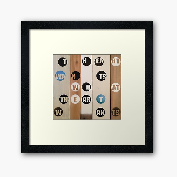 The Art Wants What The Art Wants Framed Art Print