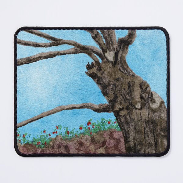 Item preview, Grandfather Black Locust Tree and Poppies designed and sold by Sheri42.
