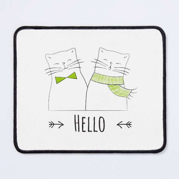 Item preview, funny cat zanny hello omg - green bow and strokes scarf designed and sold by epicmarketing.
