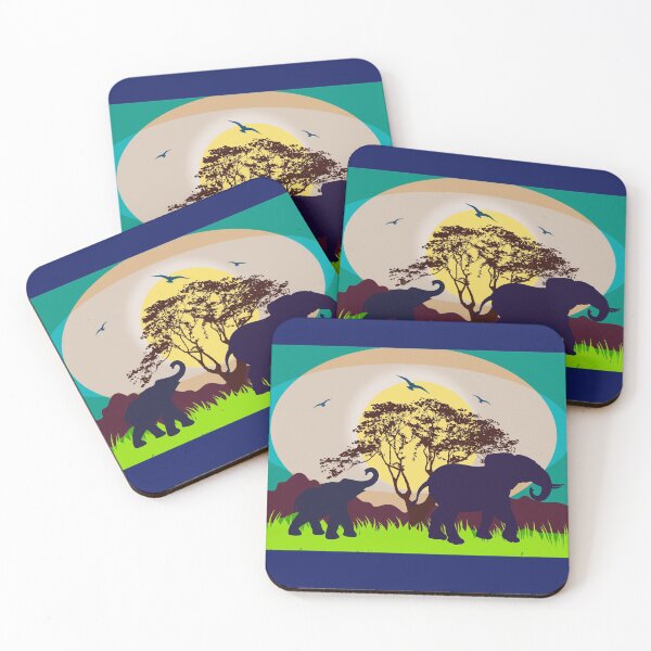 Item preview, Elephant Mom and Son designed and sold by TiffanyStyle.