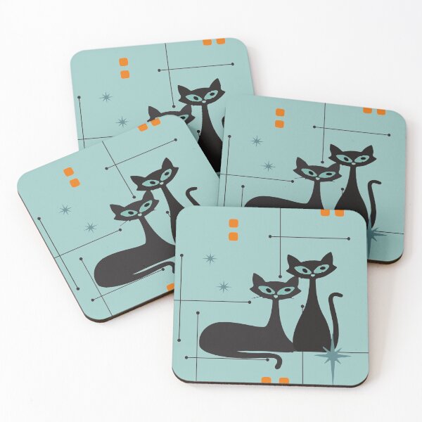 Item preview, Twin atomic cats  designed and sold by LisWilliams.