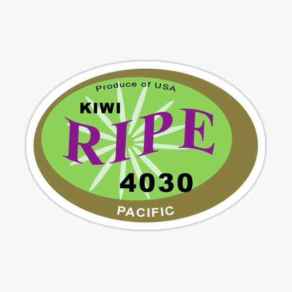 Ripe Kiwi Sticker