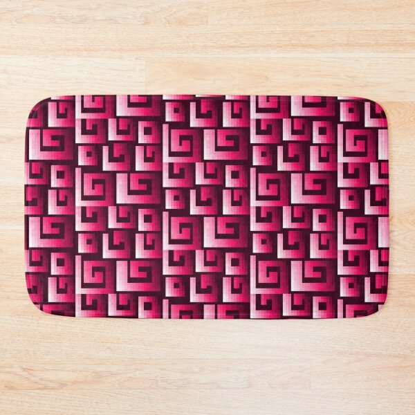 Item preview, Swirly Red Pixel Pattern designed and sold by rin3d .