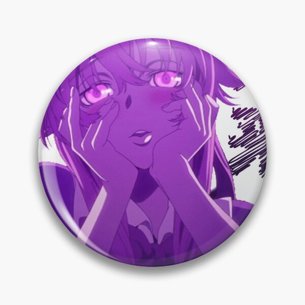 Anime Mirai Nikki Gasai Yuno Cosplay Badges Brooch Pins Icon Amano