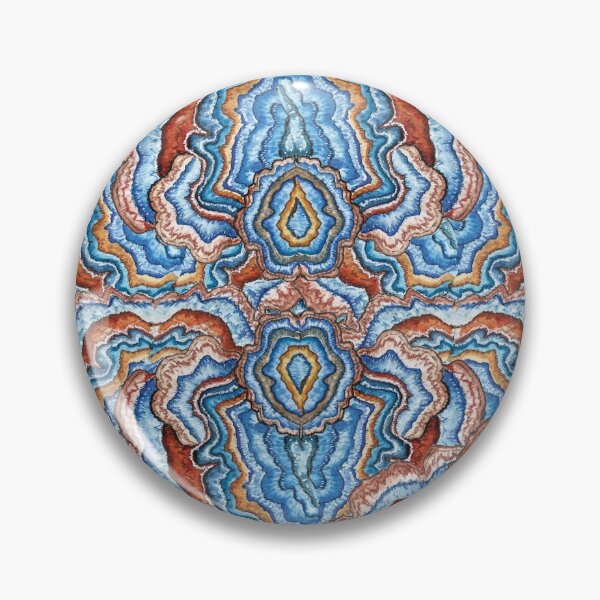 Item preview, Turkey tail mushroom psychedelic pattern designed and sold by Carrot Faery Art.