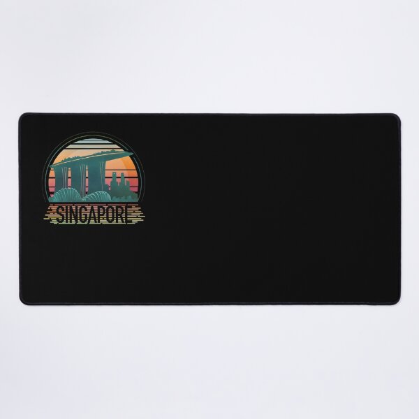Item preview, Singapore Skyline - Retro Sunset  designed and sold by tanimator.