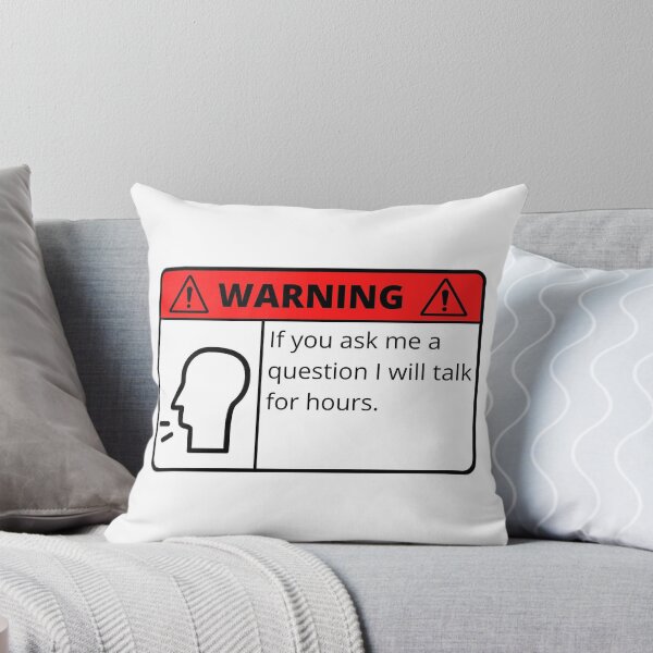 Item preview, Warning I talk for hours designed and sold by MoiraGrace.