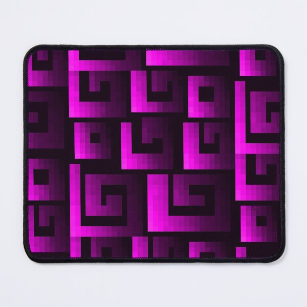 Item preview, Swirly Plum Pixel Pattern designed and sold by rin3d .