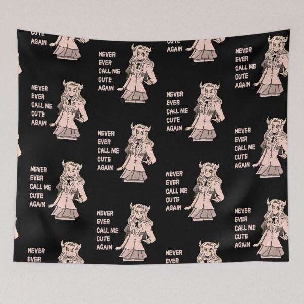 Item preview, Cute but creepy bubble Goth dark kawaii design, never ever call me cute again. designed and sold by NobelFashion.