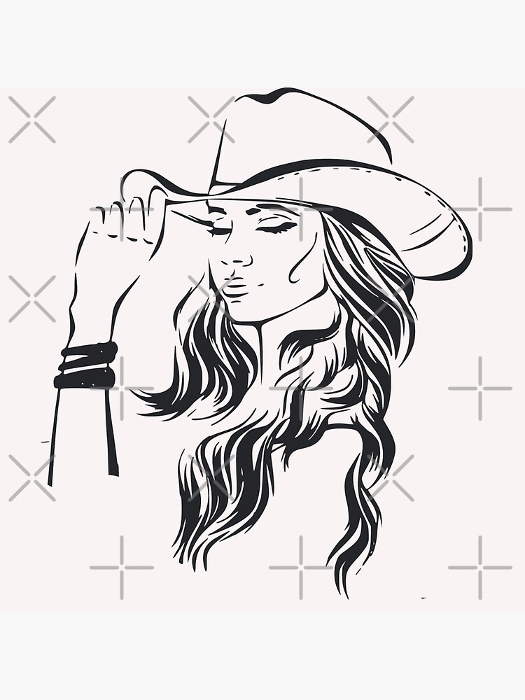 Irisé Chapeau Cowboy Femmes Rose & Blanc Déguisement Texas Cowgirl Chapeau