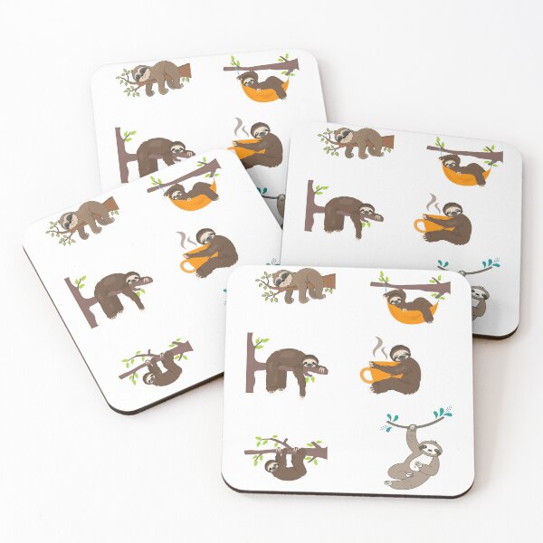 Item preview, Sloth moments pack sticker designed and sold by Coczzi.