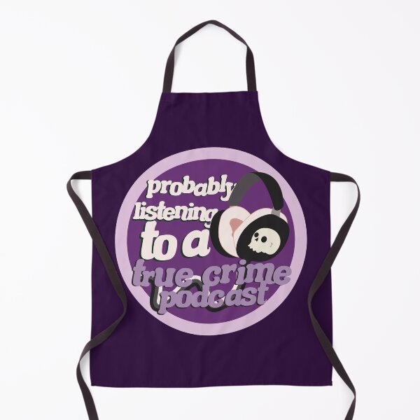 Item preview, Probably listening to a true crime podcast purple designed and sold by racharanha.