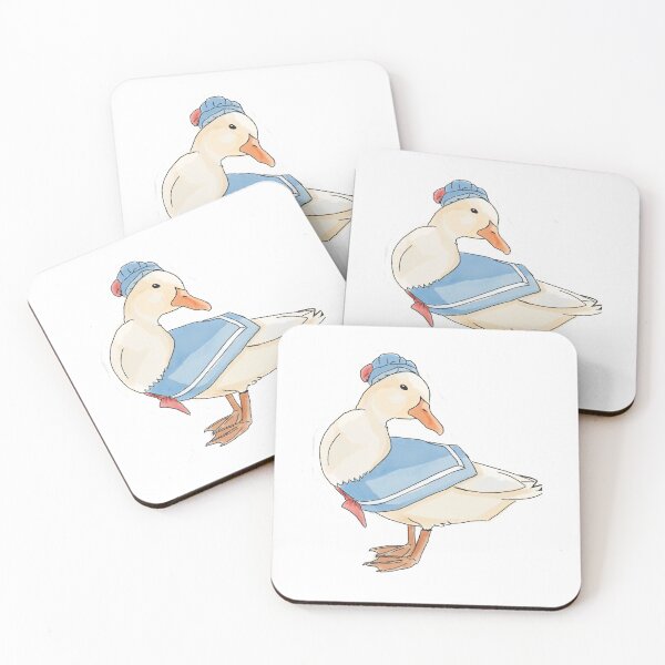 Item preview, Duck in Sailor Clothes - Funny Duckie - Sailor Hat designed and sold by BunnyBizarre.