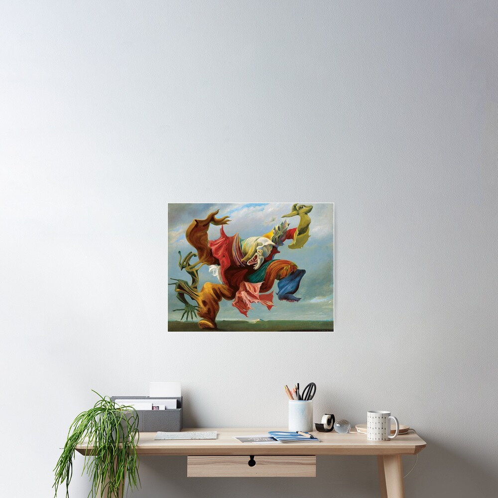 "Max Ernst The Angel of the home or the Triumph of Surrealism" Poster