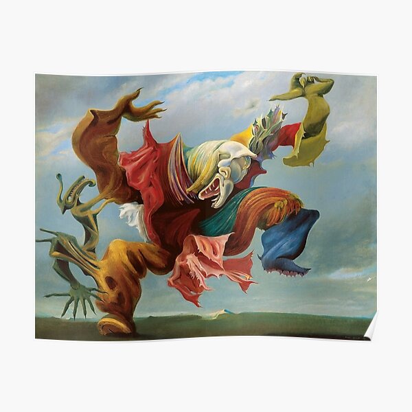 Max Ernst - Der Engel des Hauses oder der Triumph des Surrealismus Poster