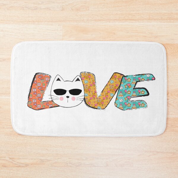 Item preview, Love funny cat zanny omg - flowers background designed and sold by epicmarketing.