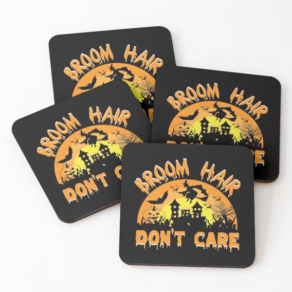 Item preview, Witch riding brooms on a dark desert highways halloween designed and sold by PRB1989.