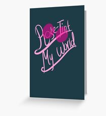 Rose tint my world Greeting Card