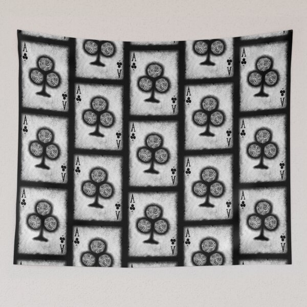 Item preview, Ace of Clubs with Roses designed and sold by DeneboArt.