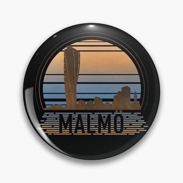 Item preview, Malmö Sweden - Retro Sunset - Turning Torso designed and sold by tanimator.