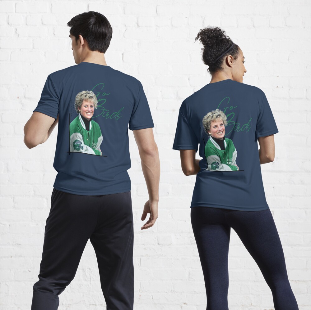 Princess Diana Go Birds Philadelphia Eagles Design Essential T