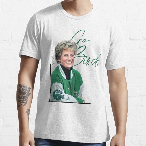 Princess Diana Go Birds Philadelphia Eagles Design T-shirt - Trends Bedding