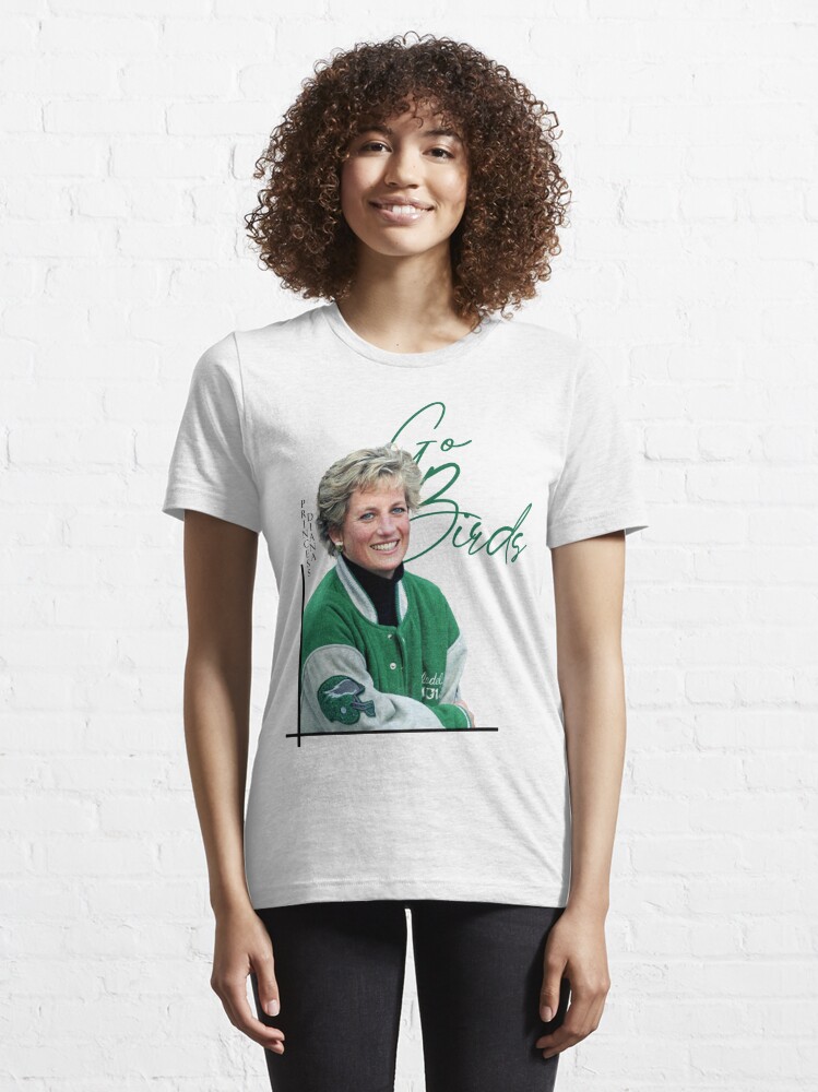 Princess Diana Go Birds Philadelphia Eagles Design T-shirt - Trends Bedding