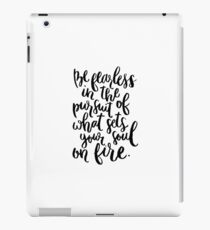 Be Fearless (White) iPad Case/Skin