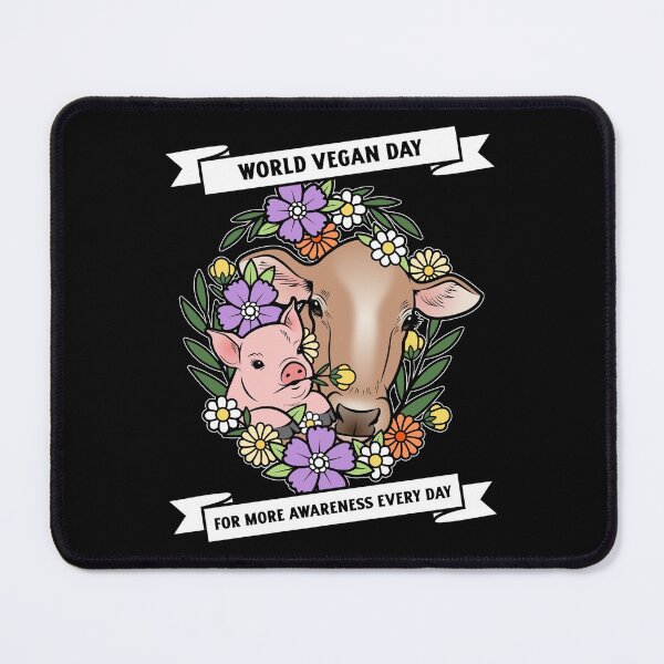 Item preview, Colorful world vegan day, vegan activism design. A good shirt to wear on world vegan day. designed and sold by NobelFashion.