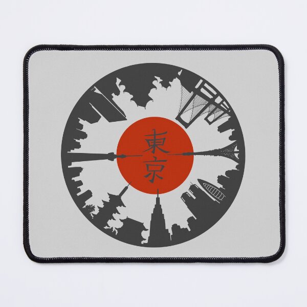 Item preview, Tokyo Landmarks (Japanese) - Circular Skyline Design designed and sold by tanimator.