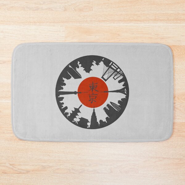 Item preview, Tokyo Landmarks (Japanese) - Circular Skyline Design designed and sold by tanimator.