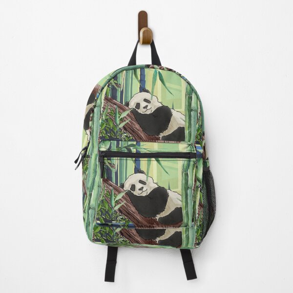 Item preview, Sleepy Panda in Bamboo Forest designed and sold by BunnyBizarre.