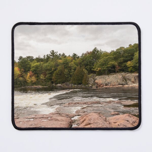 Item preview, Mississagi River - Pink Granite Riverbed and Whitewater Rapids designed and sold by Georgia Mizuleva.