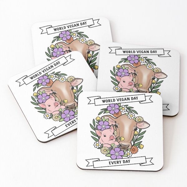 Item preview, Copy of Colorful world vegan day, vegan activism design. A good design for world vegan day or  every day. designed and sold by NobelFashion.