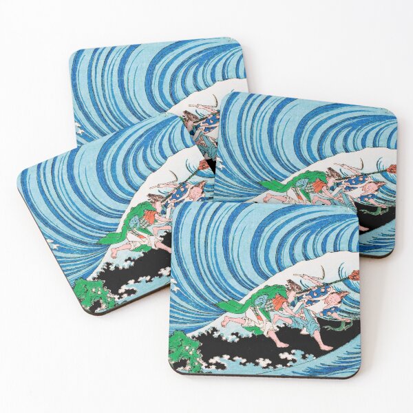 Item preview, The Seaweed-gathering Ritual in Nagato Province designed and sold by brushandframes.
