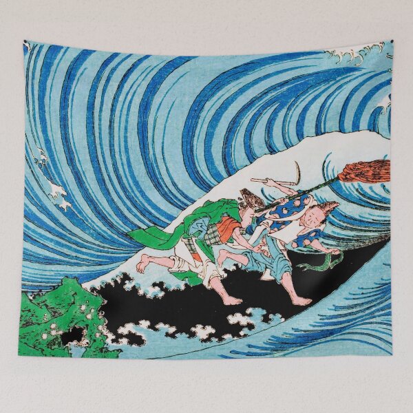 Item preview, The Seaweed-gathering Ritual in Nagato Province designed and sold by brushandframes.
