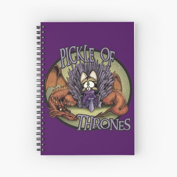 Pickle of Thrones Spiral Notebook